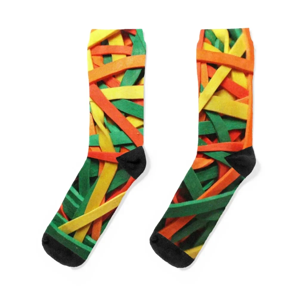 

Rubberband Man Socks new year cartoon short Men's Socks Women's