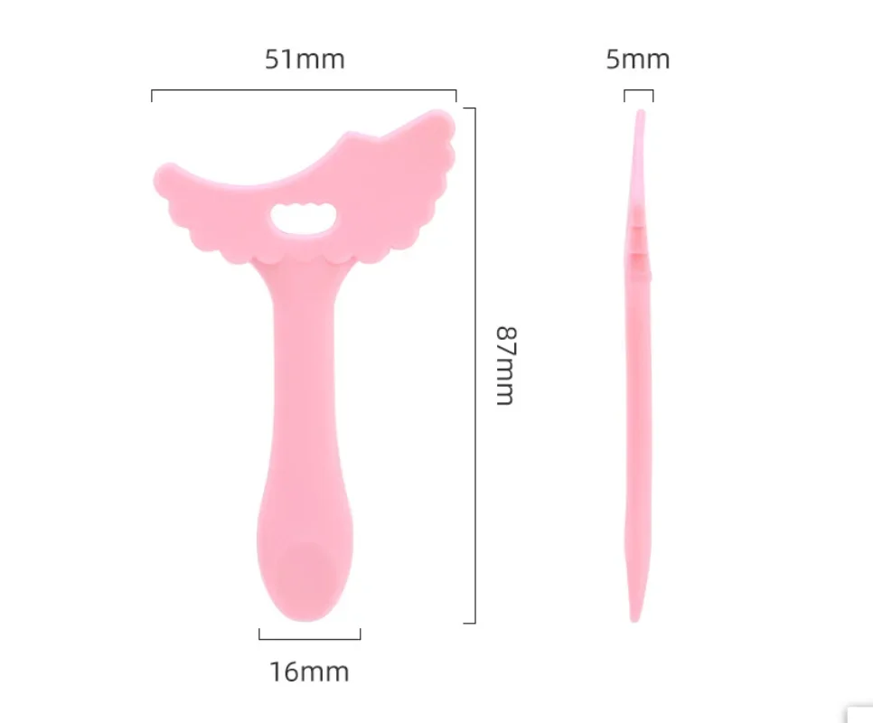 1 قطعة سيليكون كحل حاكم متعدد الوظائف ماكياج العين مساعدة كحل أداة رمش الطلاء أحمر الشفاه سيليكون الجمال حاكم