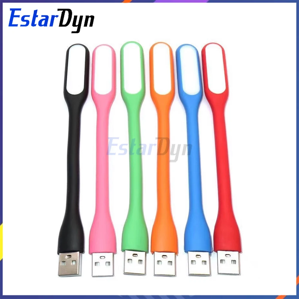 Mini lampe de lecture LED USB, lampe de livre pliable et Portable, Protection des yeux pour batterie externe, PC, ordinateur Portable, lecture nocturne, couleur aléatoire