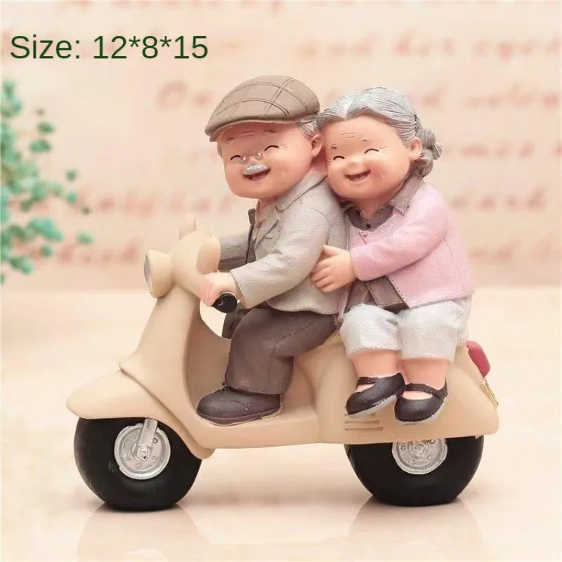 Creative Old Man Old Lady Decorations Cakes Home Decor Living Room Bedroom Decorations Grandparents Wedding Anniversary Gifts