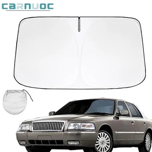 Ford, mercury, grand marquis 1990-2011 için uv koruma penceresi önünde araba güneş gölge kapak gölge ön pencere siperliği cam silecekleri. Windows sunroom için en iyi 4 panjur satışı-no. 4