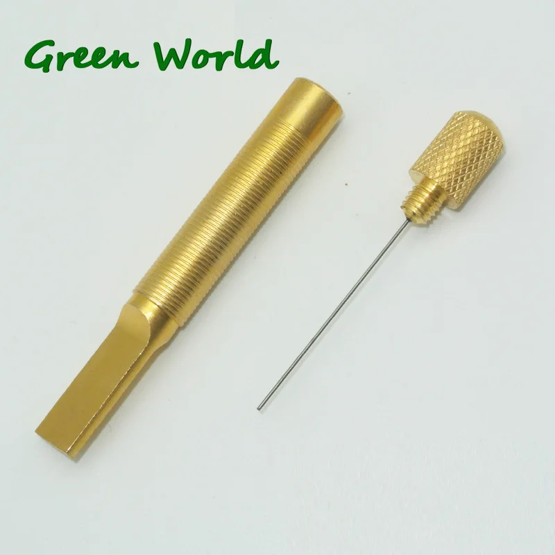 Green World Muzzleloader Wedge Pin Punch and Touch Hole Pick,Gun Clean & Care Tool