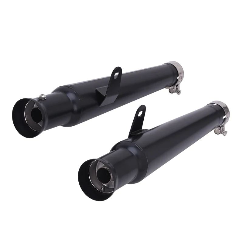 Scout Icon For INDIAN Scout Sixty/Bobber 2015-2024 Motorcycle Exhaust Link Pipe Slip On Black Tail Muffler Stainless Steel Tips view 6