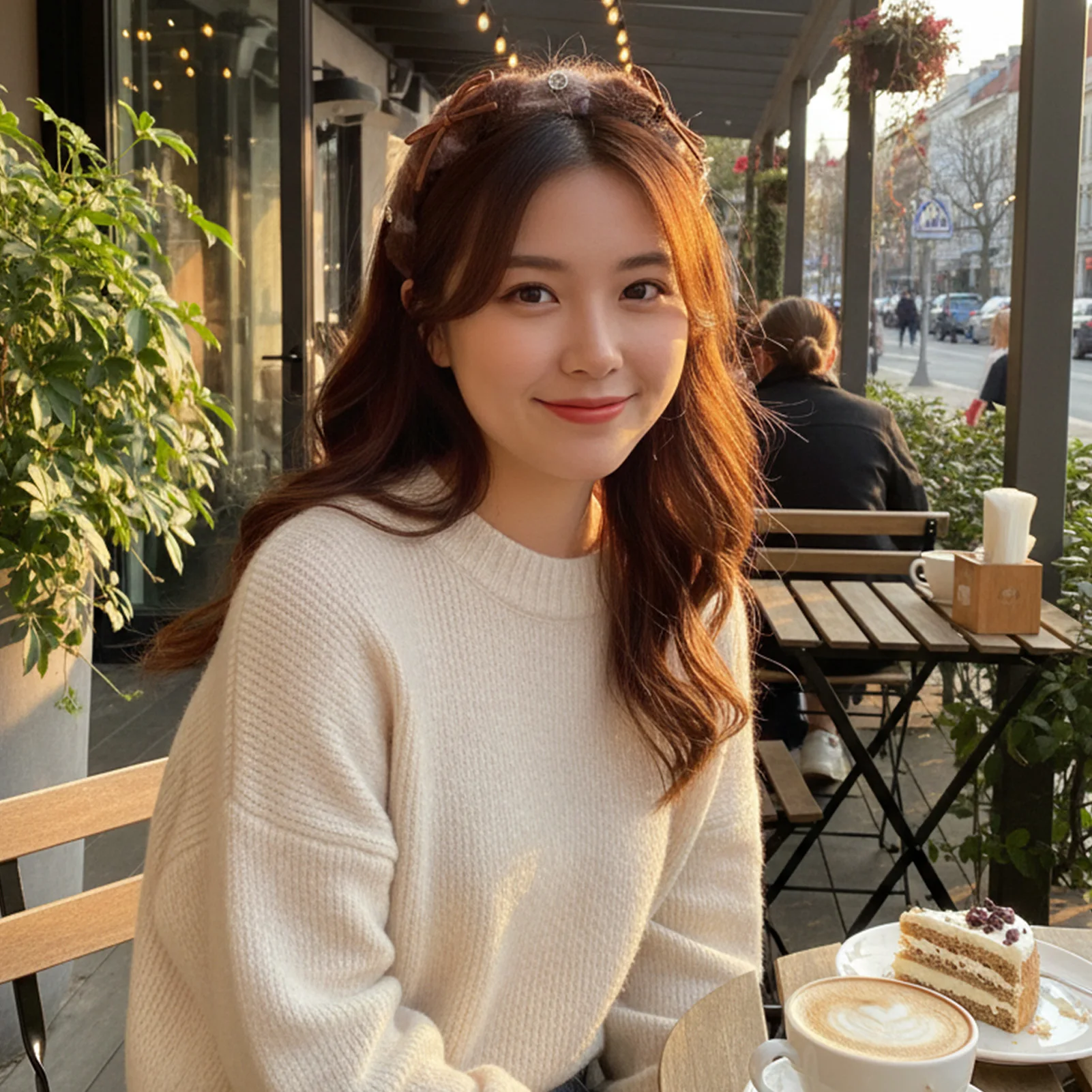 Korean Style Plush Hair Hoop With Combs Rhinestone Bow Hairband Daily Party Casual Tiaras Retro Wedding Bridal Hair Accessories