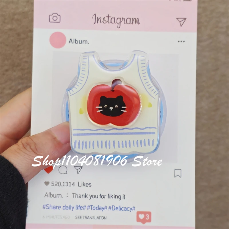 

Корейский милый свитер, вращающийся магнитный держатель для телефона Griptok Grip Tok, подставка для iPhone 16, аксессуары Magsafe Smart Tok