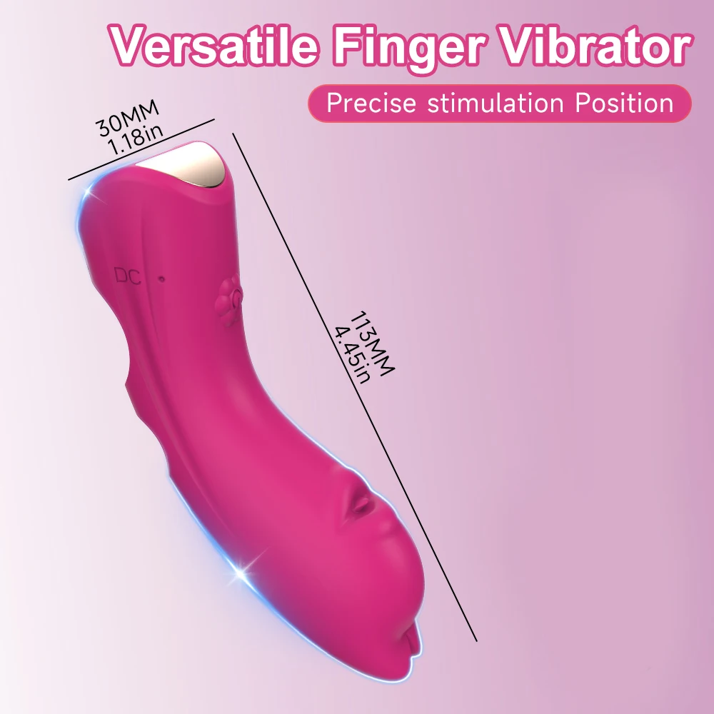 Finger Vibrator 10 Modes G Spot Clitoris Massager Female Masturbation Sex Toys for Woman Vibrating Egg Couple Flirting Adult 18+ view 6