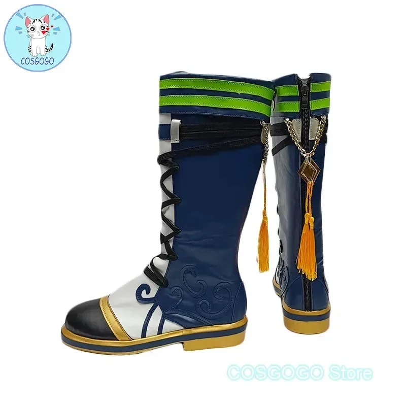 

RealCos Game Genshin Impact Tighnari Cosplay Shoes Tighnari Men Shoes High Boots Halloween Cosplay Shoes