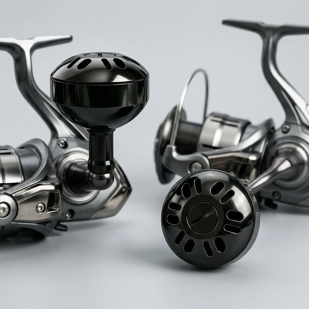 CNC Aluminum Knob 33.4g Fishing Reel Handle Knob Oxidation Coloring High Strength Structure For Offshore Fishing