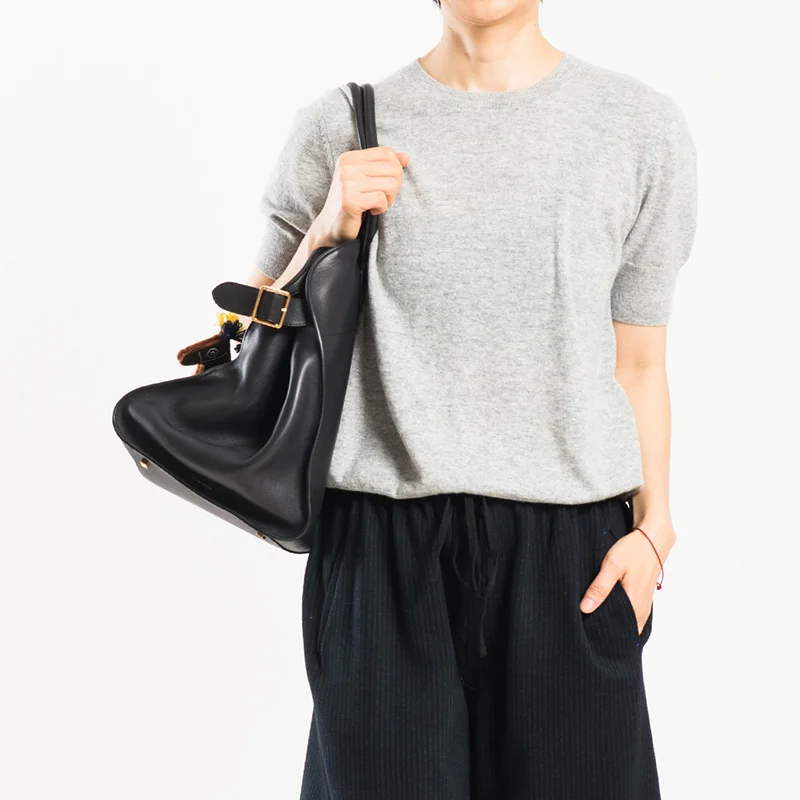 

Urbantribe Women's Camere Knitted Loose round Ne Sweater Spring 2026 Soft Straight Cut Regular Sve Length Casual ...