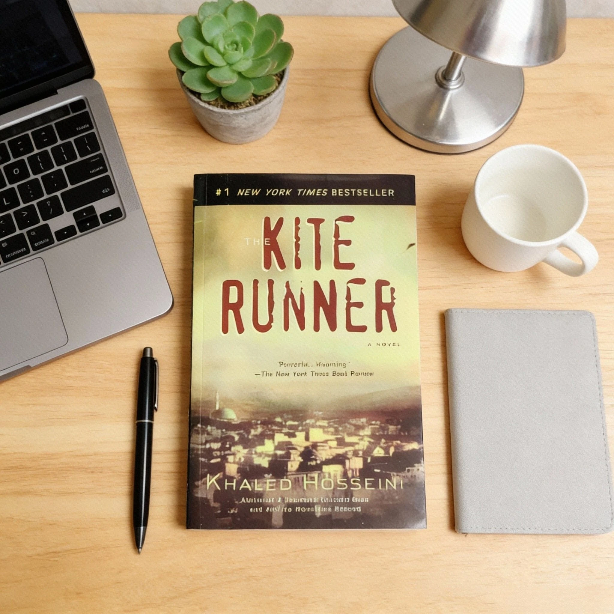 

The Kite Runner: Khaled Hosseini | Powerful Haunting Fiction for Literature Enthusiasts | Ideal for Daily Desk Leisure Reading