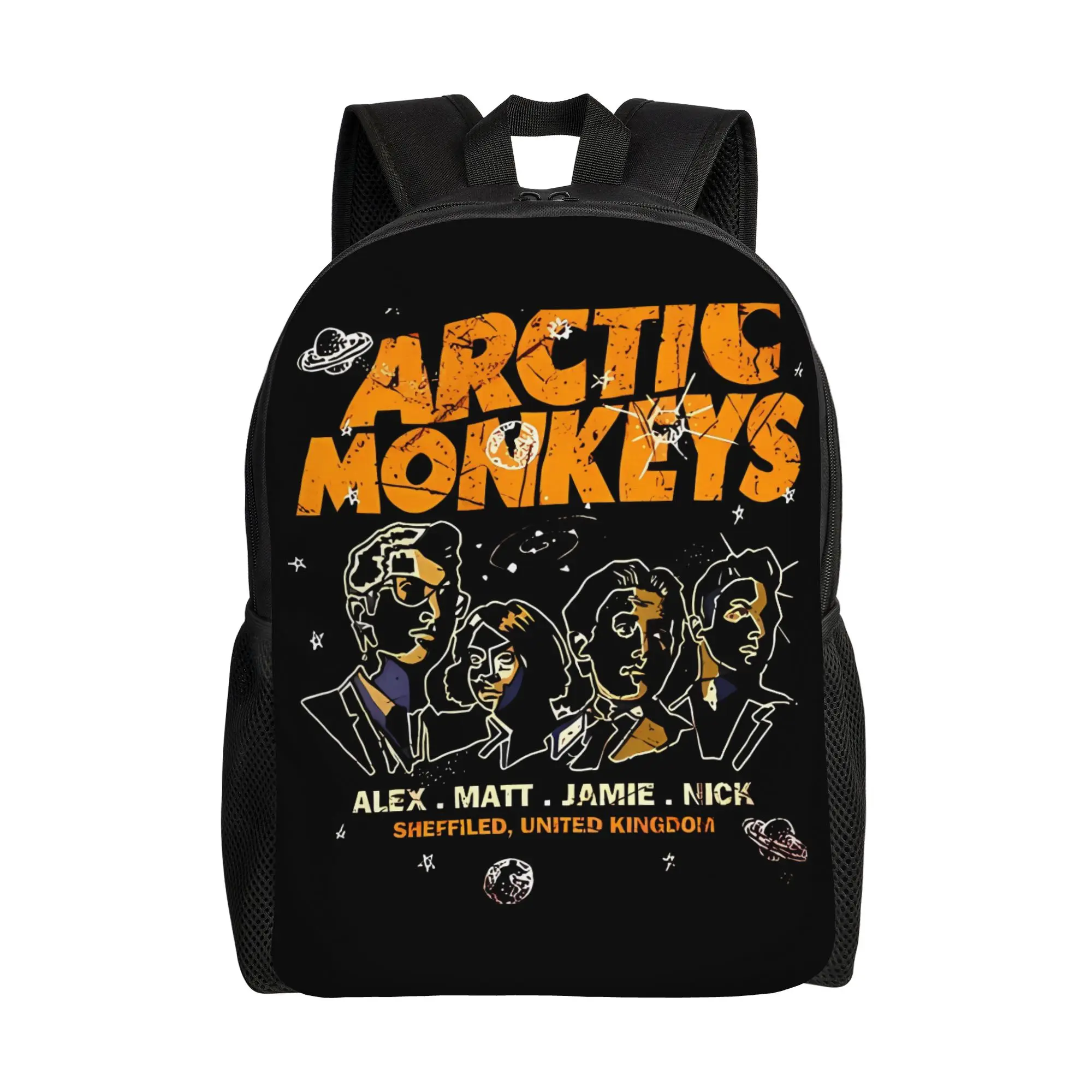 

Arctic Music Monkeys Alex Turnerr Backpack Office Workers Fashionable Large Capacity Laptop Bag Back To School Season