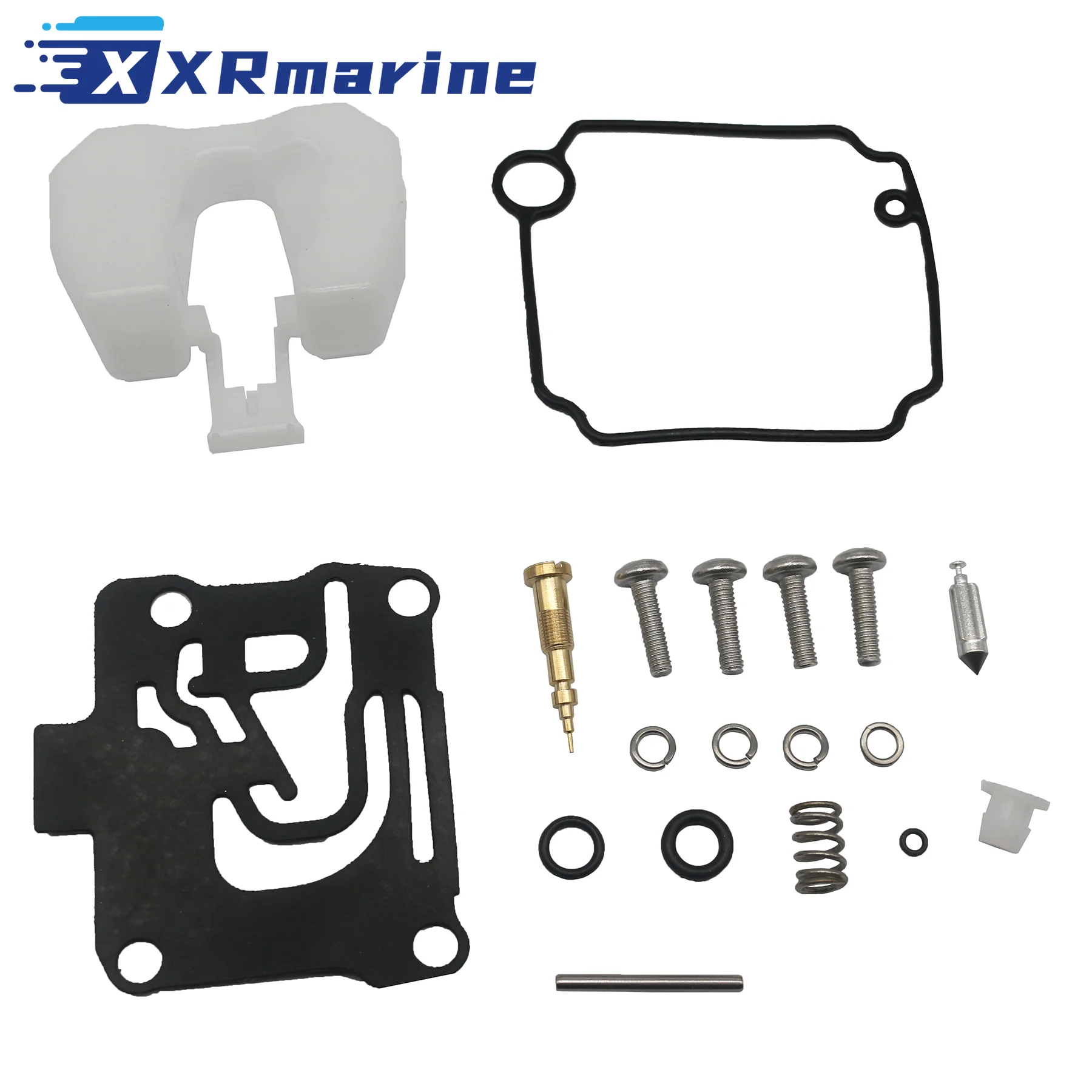 Carburetor Repair Kit for Yamaha Outboard Engine Models 4 Stroke 40 50 HP 62Y-W0093-11 62Y-W0093-10