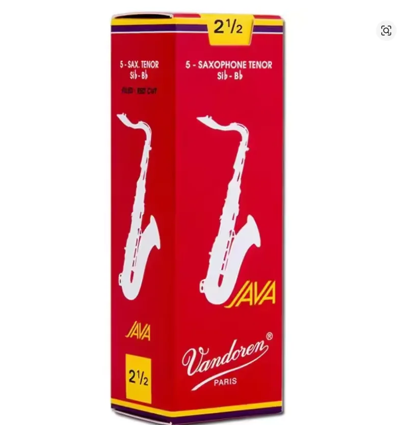 Vandoren-Filed JAVA Bb Tenor Sax Red Box Reeds,size 2.0,2.5,3.0[5 reeds/box]