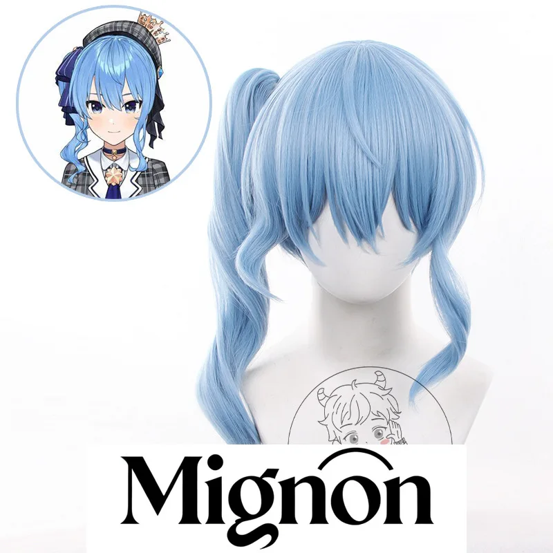 

Виртуальный YouTuber Hoshimachi Suisei Косплей Парик Новый Live2D Парик Хэллоуин