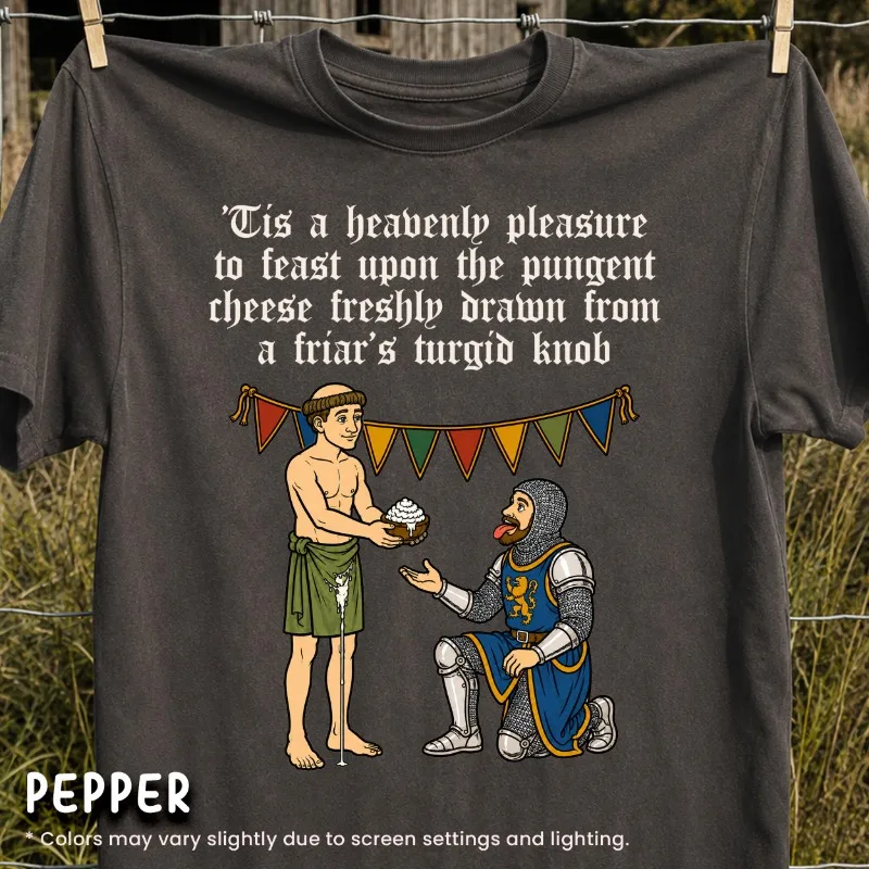 Gay Medieval Shirt, Inappropriate Shirt, Unhinged Renaissance Fair Shirt, Embarrassing Ren Faire Shirt