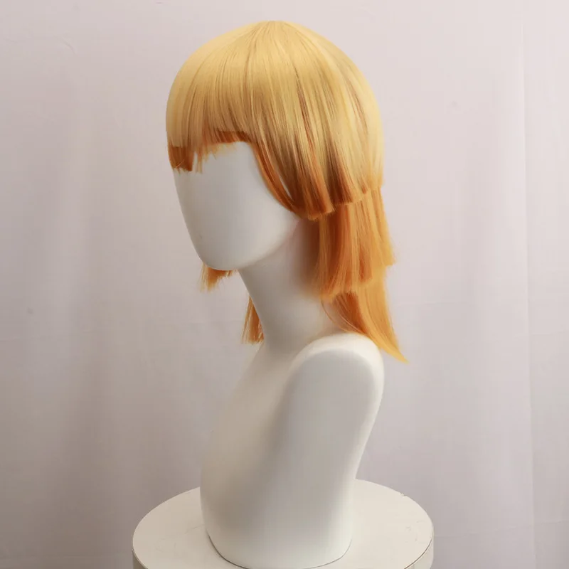 Peruka Cosplay Shinobu Kojiro Gradientowa Warstwowa z Wysokotemperaturowego Jedwabiu Różowego do Cosplayu