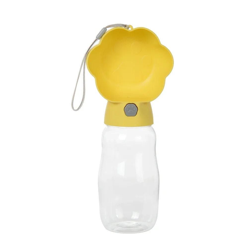 Hunde-Wasserflasche 2-in-1 Tragbare Auslaufsichere Haustier-Wasserschüssel mit Futterbehälter für Kleine und Große Hunde, Katzen, Welpen, Spaziergänge und Wanderungen – Detail 7