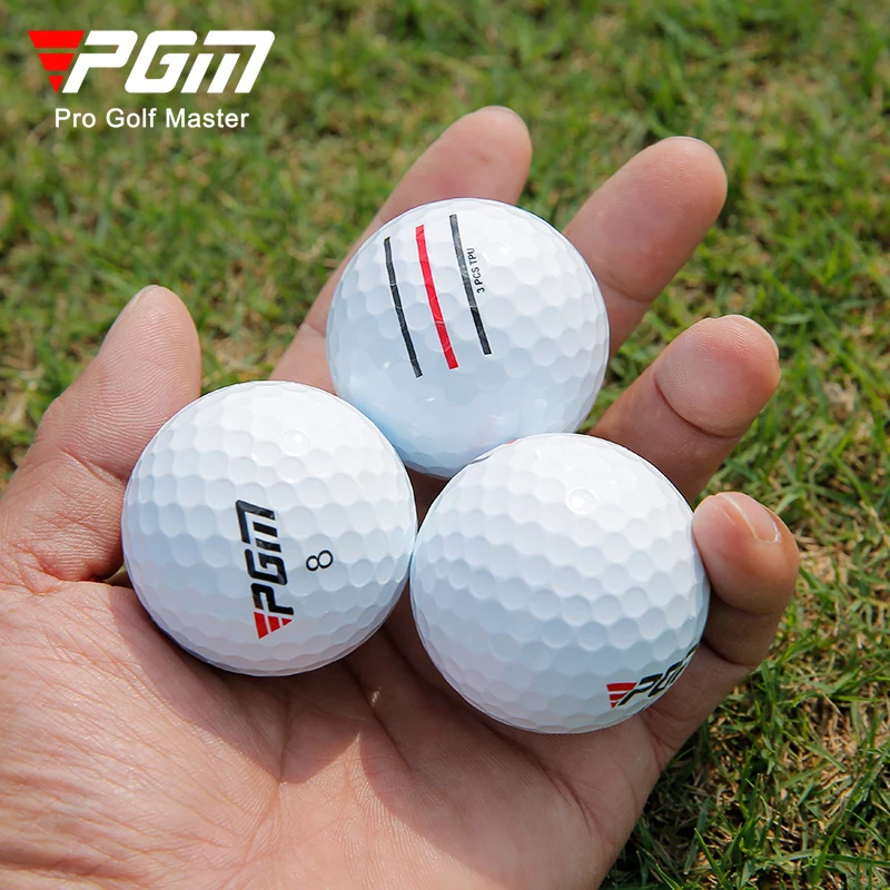 PGM custom high quality 3 line 3 layer golf ball tournaments golf balls for game