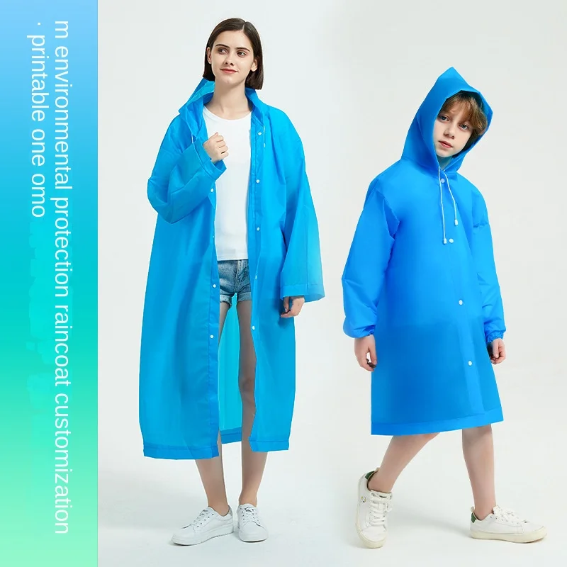 

Factory wholesale disposable raincoat travel poncho spot adult raincoat conjoined raincoat eva raincoat for children