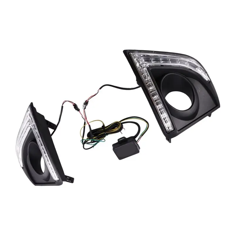 

Противотуманные фары A80X-LED, дневные ходовые огни (DRL), указатели поворота для Toyota Corolla Altis 2014, 2015, 2016 годов выпуска, автомобильные аксессуары