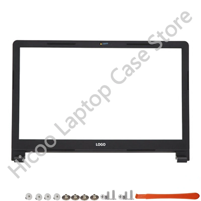 Imagem -03 - Laptop para Dell Inspiron Lcd Tampa Traseira Moldura Frontal Dobradiças Parte Inferior Case Superior 3567 3568 3558 3562 Novo Case