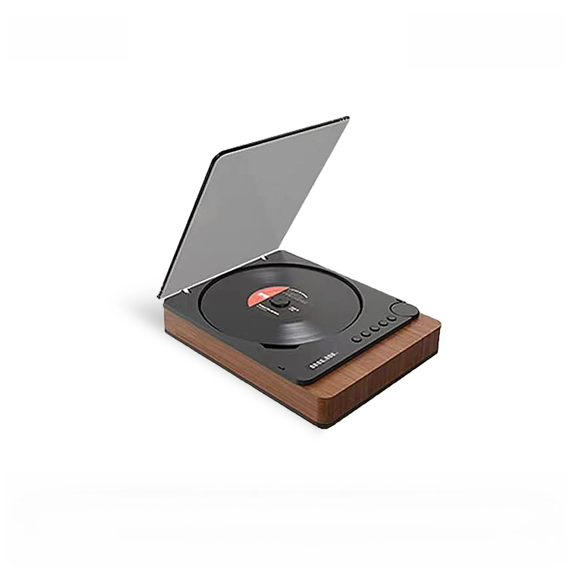 Bluetooth 5.1 Home CD Player Hi-Fi Music System USB Playback Support MP3 WMA WAV AAC Audio Format
