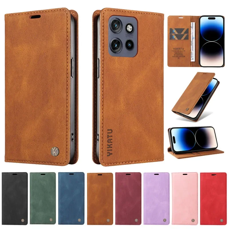 

Роскошный кожаный защитный чехол-кошелек для Motorola MOTO Edge 50 Neo Edge50 Pro Fusion Ultra 50neo 5G 2024, чехлы с магнитной откидной крышкой