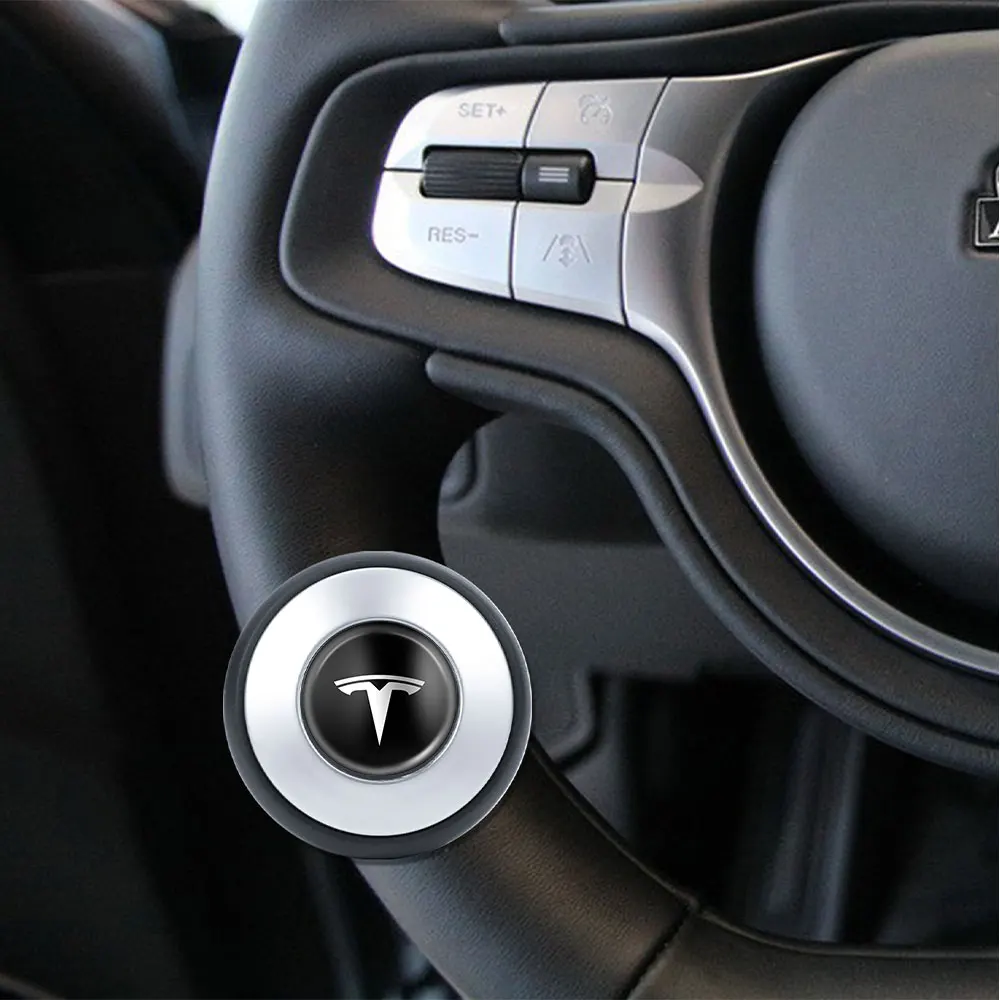 Universal Car Steering Wheel Booster Auto  Handle Rotating Auxiliary Spinner For Tesla Model 3 Y S  Roadster Cybertruck Juguete