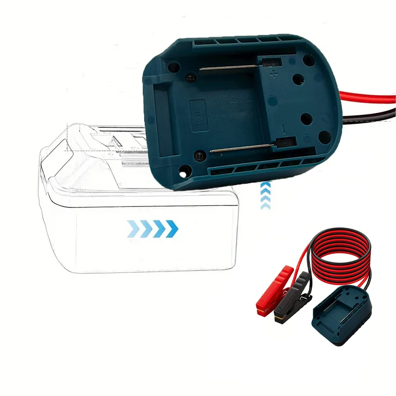 1 قطعة كابل قافز المحمولة سيارة كاتب إمدادات الطاقة في حالات الطوارئ مناسبة لماكيتا بطارية البلوز كاتب المحمولة سيارة الداعم كابل قافز المشبك #3