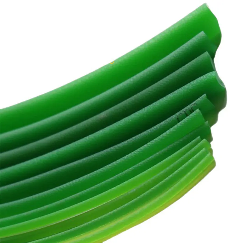 2 meter Polyurethane belt PU round belt with green belt meltable cord