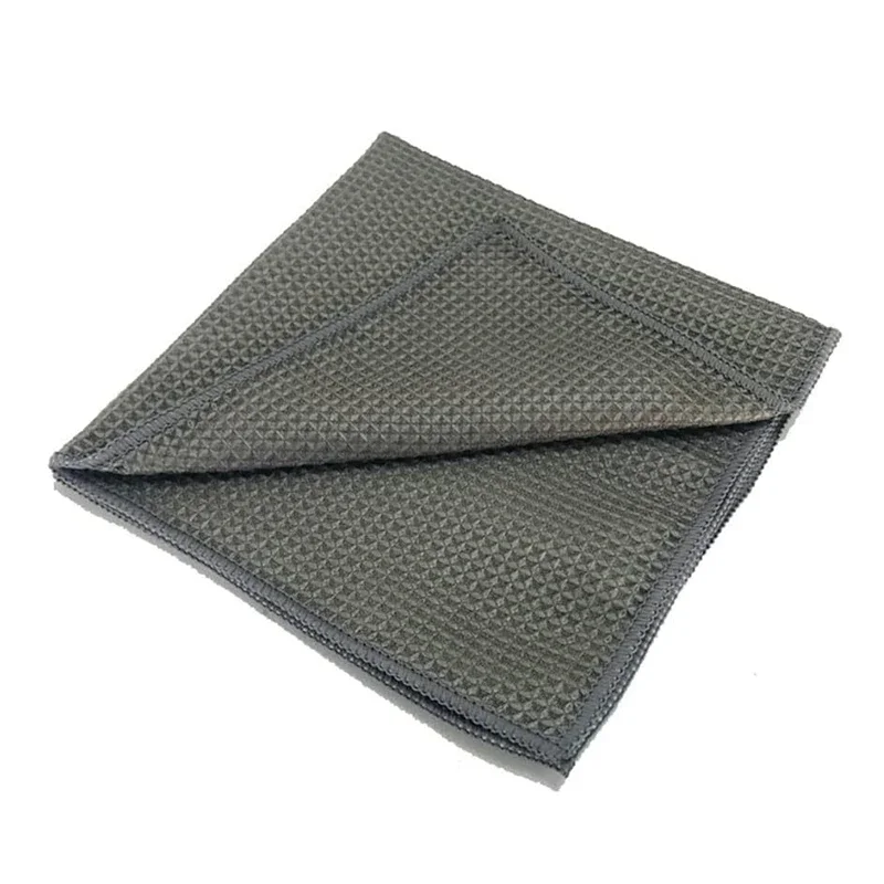 1/4/8Pcs Large Waffle Weave Matter Microfiber Drying Towel Car Cleaning Detailing Interior Window Cloth Quick Dry 14.5×15Inch