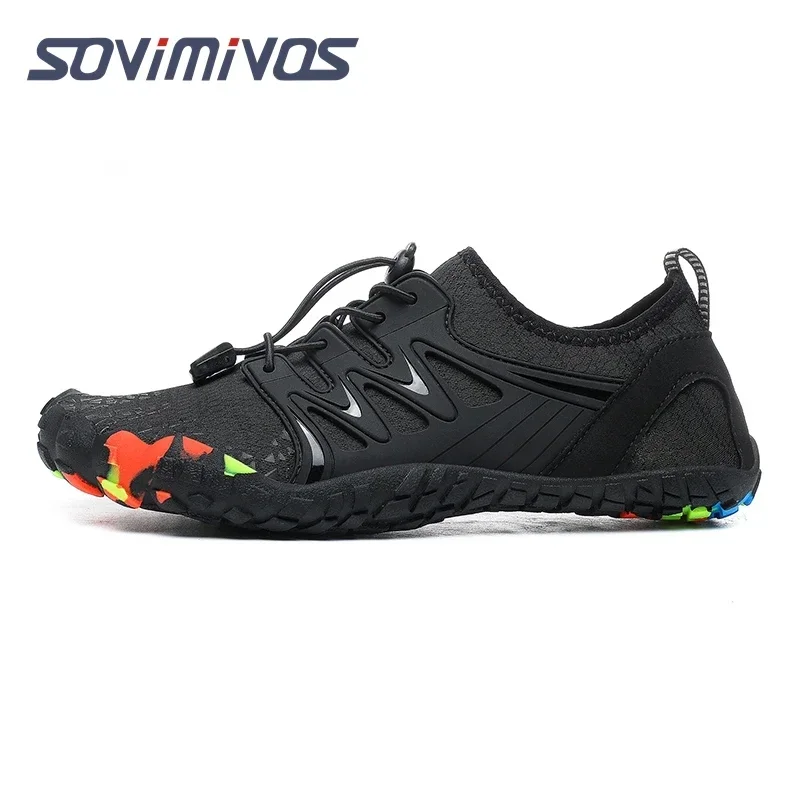 Men's Trail Running Shoes, Lightweight Athletic Zero Drop Barefoot Shoes Non Slip Outdoor Walking Minimalist Shoes Saguaro Women