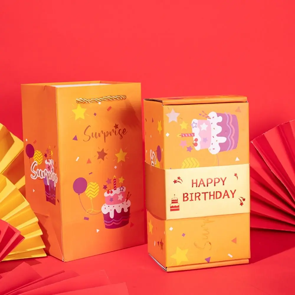 

Creative Paper Cash Explosion Gift Box Luxury Fun Surprise Bounce Box Pop Up Surprise Money Box Christmas