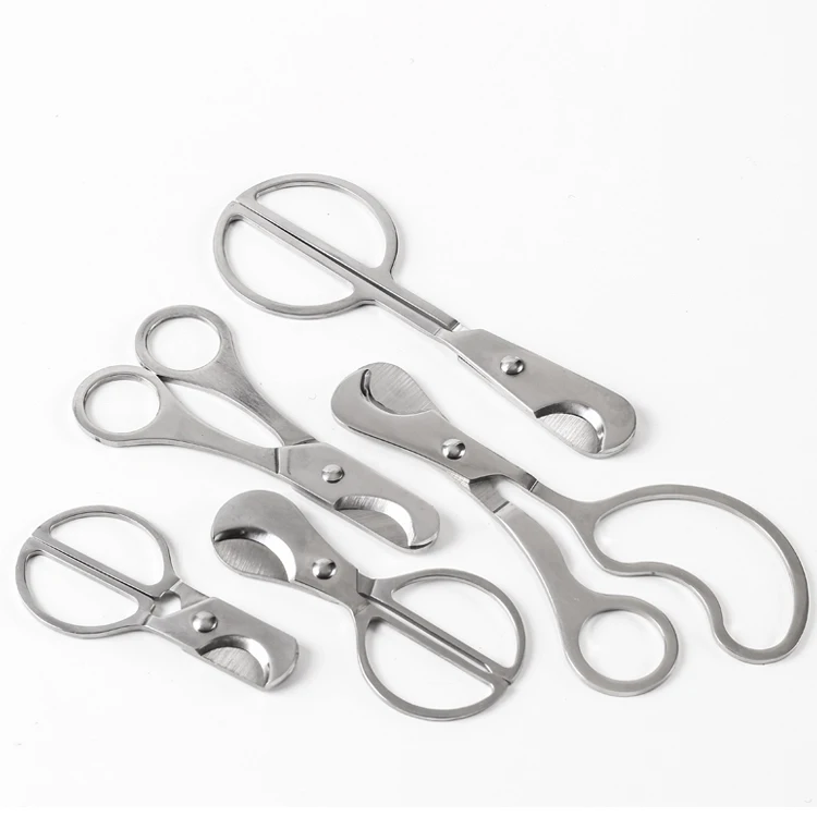 Cigar Cutter Stainless Steel Cigar Scissors Knife Metal Blade Smoke Machine for Cutting Smoking Accessories