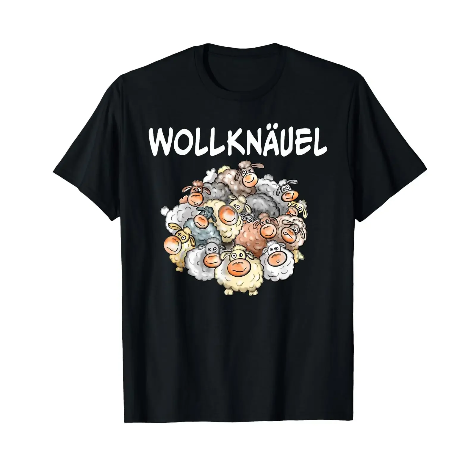 Funny Sheep Pile Wool Ball of Fun T Shirt vintage Washed graphic homme Stylish Top For Everyday Wear Slightly Stretched