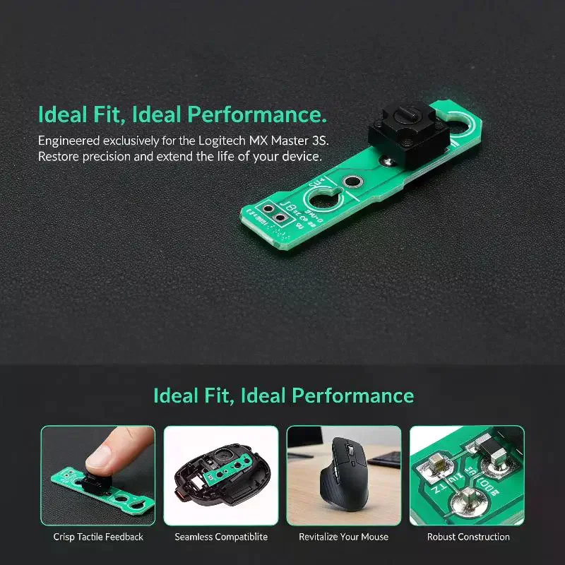 1Pcs Left Key Mouse Button Board For MX Master 3S Gaming Mouse Replacement For MX MASTER3S Repair Accessories