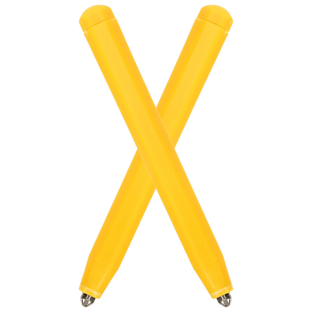

2 Pcs Stylus Pen Magnetic Drawing Replacement Pens Board Yellow Reusable Painting