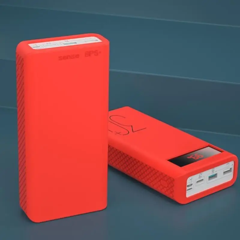 

31BA Washable Silicone Case for Romoss 8P/8P+ Portable Protective Cover Anti-slip Anti-drop Anti-hand Sweat