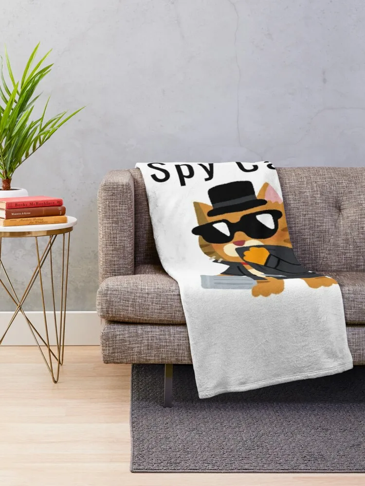 Spy Cat, Meow, Katzenpfoten, Katzen sind cool, Purrrr fekte Liebeskätzchen, Überwurfdecke, Designer-Fülldecken