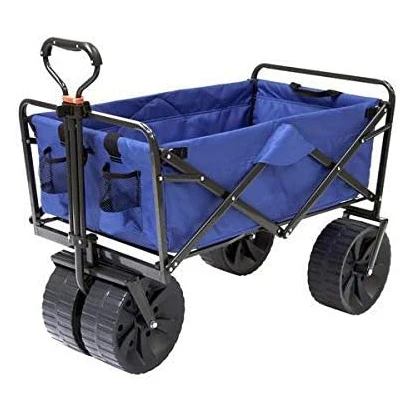 New High quality Blue oxford and plastic material Sports Heavy Duty Steel Frame Collapsible Folding 150 Pound Capacity