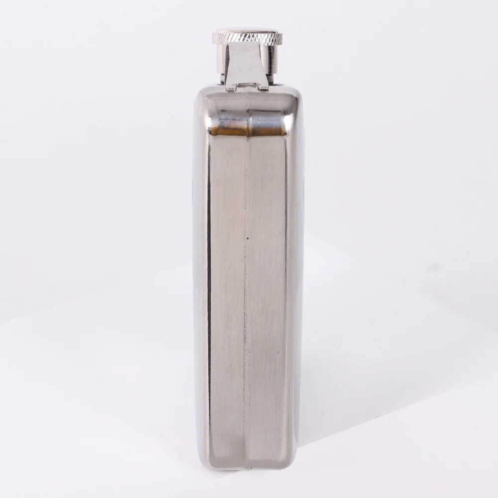 

1Pcs Portable Stainless Steel Oil Barrel Wine Container Thicken Outdoor Men Wine Bottle Camping Hiking Fishing Gift