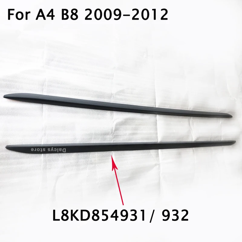

Replacement PP unpainted side skirts bodykit L8KD854931 932 for AUDI A4 B8 /B8.5 4-DOOR 2009-2016