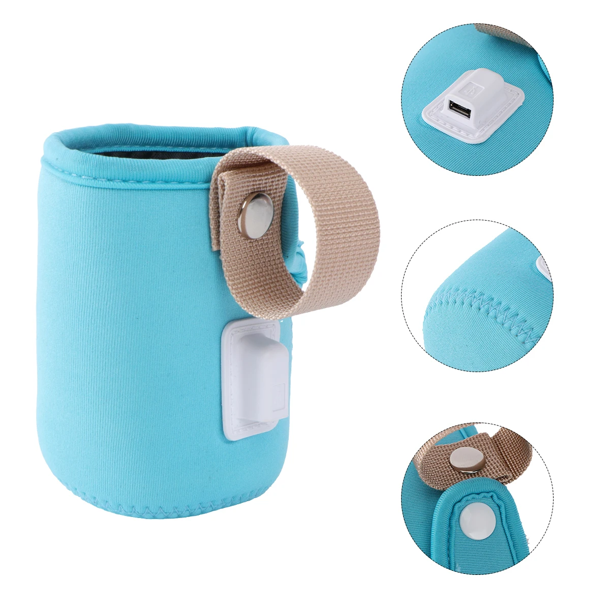 

1pcs Portable Milk Warmer Bag Usb Electric Warming Pad For Baby Bottle Heater Travel Use Constant Temperature Heating For Milk