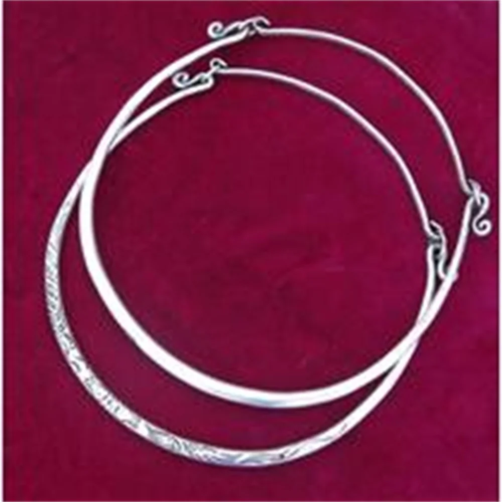 Ethnic style Ethnic jewelry Hmong handmade necklace Handmade silver Miao personality Longfeng clavicle collar