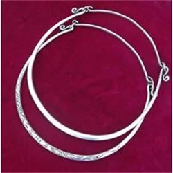 Hmong-collar de plata hecho a mano para mujer, joyería étnica de estilo étnico, collar de clavícula Longfeng con personalidad, Miao