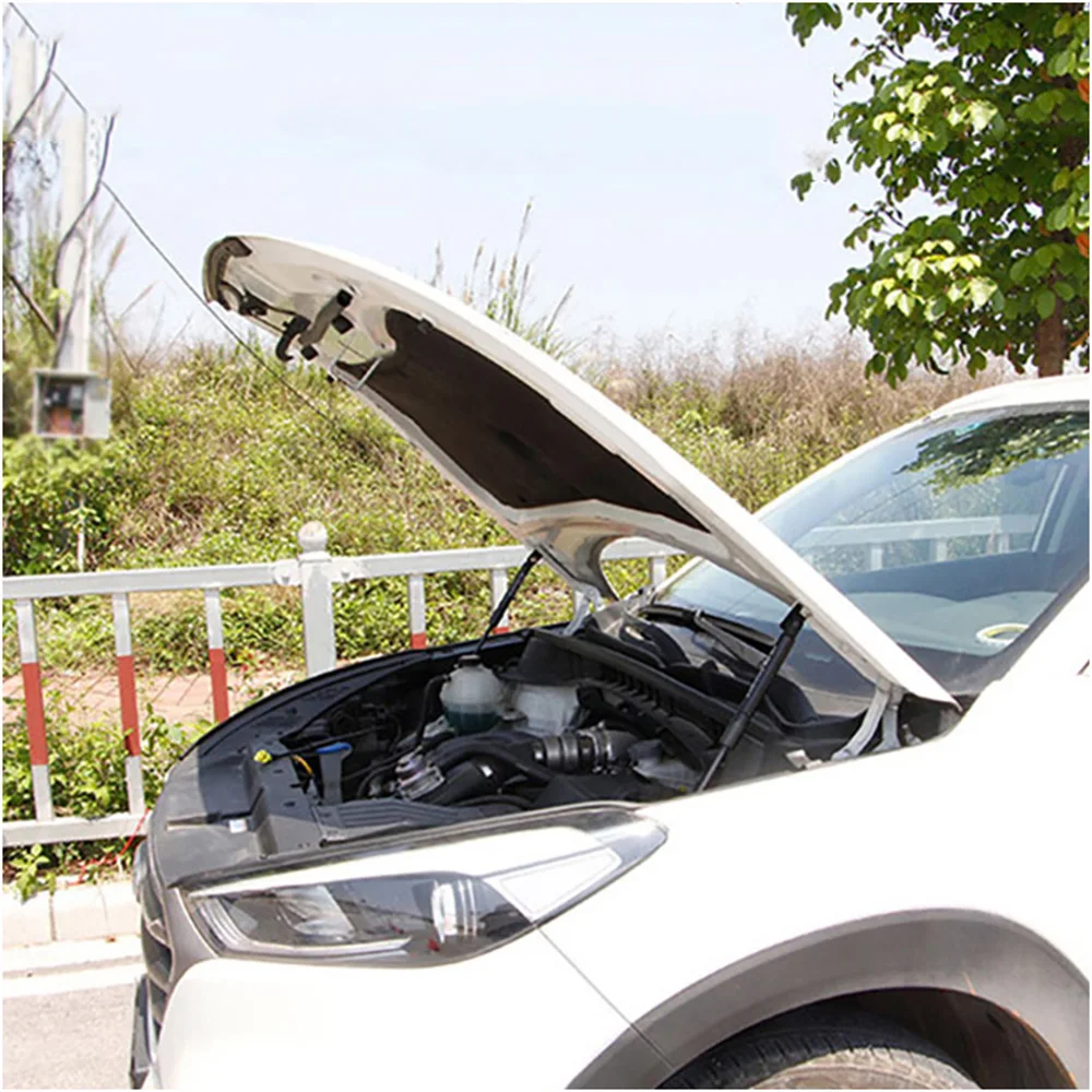 Car Front Hood Bonnet Cover Support Gas Spring Shock Hydraulic Rod Strut Bars For Hyundai Tucson 2015-2021