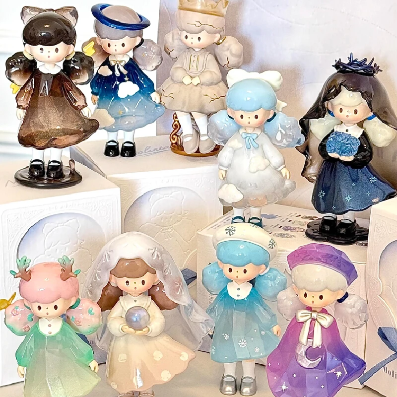 

Popcorn Sister Natural Tangible Series Blind Box Cute Cartoon Anime Doll Model Trendy Play Doll Handmade Desktop Ornament Toy