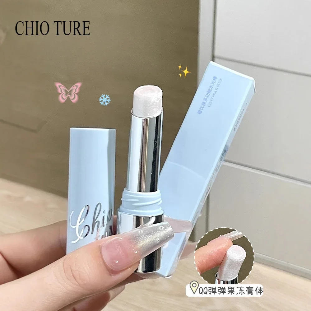 CHIOTURE Glitter Pearl Water Stick hellt die Augen mit explosivem Perlglanz-Diamant-Highlight-Lidschatten-Gesichts-Make-up auf