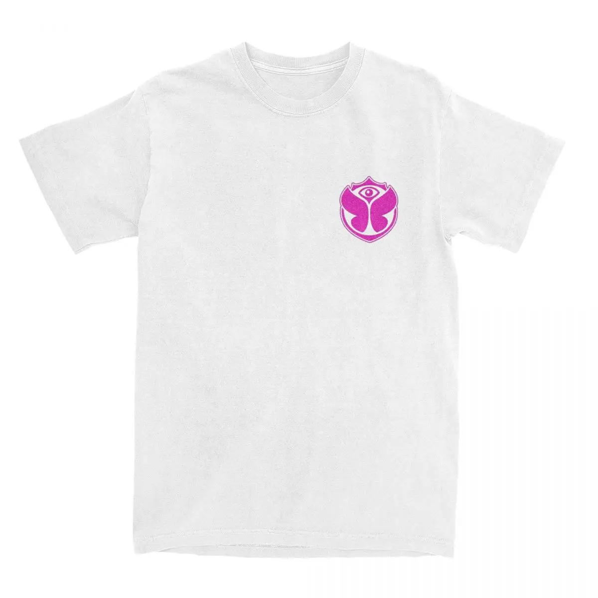 تي شيرتات مهرجان الموسيقى الإلكترونية للرجال ، شعار وردي ، تيشيرتات غير رسمية ، Y2K ، قمم قطنية ، فكرة هدايا صيفية ، تيشيرتات #1