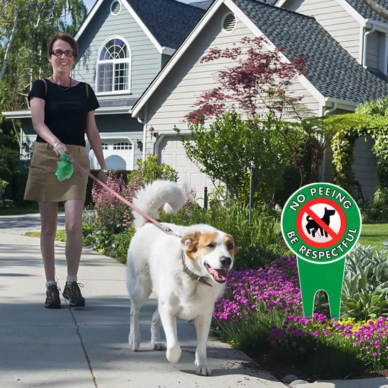 Lawn Signs No Dog Pee No Dog Signs For Yard Stop Dogs From Peeing On Your Lawn No Pee Dog Signs Politely Reads Please Be